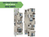 Modern floor plan highlighting comfortable living with three bedrooms, an open-concept kitchen and living area, patio and porch, available at an attractive rent of $849/month.