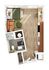 Modern studio apartment floor plan with open living area, cozy bedroom, efficient kitchen, and well-appointed bathroom.