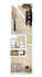 Chic 3D floor plan featuring a modern living area, a cozy bedroom, a sleek kitchen, and a stylish bathroom.