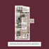 Modern 3-bedroom apartment floor plan with spacious living area, open kitchen, and two stylish bathrooms, perfect for comfortable living.