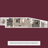 Elegant 2D floor plan showcasing 2 spacious bedrooms, open living and dining area, and modern kitchen with sleek finishes.
