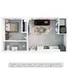 Chic 3D floor plan showcasing a cozy one-bedroom apartment with an inviting living area, modern kitchen, and elegant bathroom.