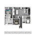 Modern 3D floor plan featuring three bedrooms, stylish open-concept living and dining area, a sleek kitchen, and two spacious bathrooms.