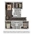 Contemporary 3D floor plan showcasing a modern 3-bedroom layout with open-concept living and dining areas, sleek kitchen, and two elegant bathrooms, ideal for stylish living.