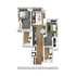 Modern 2D floor plan showcasing a refined 3-bedroom layout, stylish open-concept living area, sleek kitchen, and elegant bathrooms.