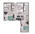 Junction 49 - Two-Bedroom Floorplan