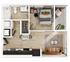 A1 - 1 Bed / 1 Bath