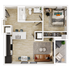 A4 - 1 Bed / 1 Bath