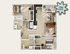 B3 - 2 Bed / 2 Bath