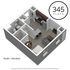 345 Flats - Studio Floorplan