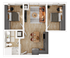 2BR/1BA - B1