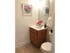 The bathroom at the Reserve at Sawmill is beautifully decorated.