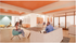 Modern lounge area with stylish seating and vibrant ambiance, perfect for relaxed meetings and social gatherings.