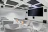 Movie Theater Room with surround sound and club chairs.at Model Tobacco Lofts in Richmond.