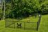 Charming fenced dog park with lush greenery and open space perfect for your pets to play and enjoy.