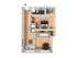 1 bedroom, 1 bathroom apartment with walk in closet and open kitchen to living/ dining space.