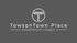 Logo of TowsonTown Place Apartment Homes with a gray background.