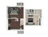 Chic 3D floor plan highlighting a modern 1-bedroom apartment with a cozy living area, stylish kitchen, and elegant bathroom.