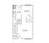 Elegant floor plan showcasing a modern kitchen, cozy dining room, spacious living room, and convenient storage spaces.