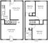 3BR/1BA Floorplan
