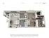 Modern 3D floor plan of a 1-bedroom, 1-bathroom apartment with an open-concept living area and kitchen, spanning 707 sq ft.