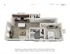 Modern 3D floor plan showcasing a cozy 1-bedroom apartment with open-concept living area, stylish kitchen, and integrated laundry, covering 554 sq ft.