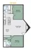 Elegant Dove floor plan featuring 2 bedrooms, spacious living room, dining area, and modern kitchen.