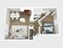 3D Floorplan 1x1