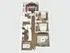 Modern 3D floor plan showcasing 3 spacious bedrooms, inviting living area, and sleek kitchen with dining space.