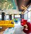 Lounge at RM West in Kansas City, Missouri.