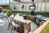 Outdoor BBQ pavilion and grill area at RM West apartments in Kansas City MO
