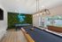 Pool table and air hockey game room at The Branbury student apartments in Provo, UT near Brigham Young University