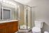 Bathroom in two bedroom apartment at Terrace View in Seattle, Washington.