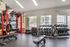 Cardio equipment in the 24-hour fitness center at Stadium Park in Eugene OR