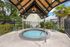 Year-round hot tub in the Mansion area at Chase Village apartments near University of Oregon