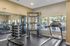 Canyon Springs apartment gym with treadmill weight rack and multi-functional training equipment in Lynnwood Washington