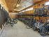 Republic on Main indoor bike storage room with ample racks and vibrant lighting, perfect for cycling enthusiasts in Moscow, ID