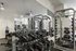 Modern gym with strength training machines at The Landings riverside living Knoxville TN
