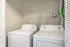 In-unit washer and dryer laundry room at The Landings riverside apartments Knoxville TN