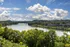 Scenic Tennessee River views and lush hillside landscape from The Landings apartments Knoxville TN