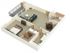Canyon Springs 1-bedroom apartment floor plan with spacious living area and full kitchen in Lynnwood Washington