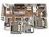 Two Bedroom Two Bathroom Floor Plan at Stone Hill Apartments in Pflugerville, TX