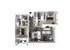 RM West P2 2x2.5 B4 floor plan two bedroom two bath 1185 sq ft in Kansas City MO