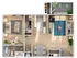 Phoenix Sacramento 1x1 bedroom floorplan
