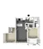 RM West 2x1 floor plan two bedroom one bath in Kansas City MO