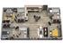 Three Bedroom Three Bathroom Deluxe 3D Floor Plan at The Flats at Chase Student Apartments in Eugene, OR