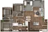 Presidio Three Bedroom 3D Floor Plan at Stone Hill Apartments in Pflugerville, TX