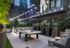 Courtyard with ample seating and billiards table