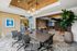 Meeting room with conference table with 8 chairs