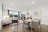apartment home with open-concept living and wood-style flooring